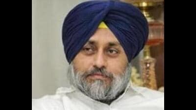 Badal stated that in the past one year, since the Bhagwant Mann-led government came into power, the law-and-order situation in the state has collapsed (HT Photo)