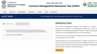 CMAT 2023 registration process to end tomorrow at cmat.nta.nic.in CMAT 2023 registration process to end tomorrow at cmat.nta.nic.in