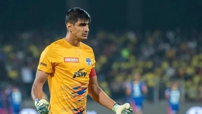 Bengaluru FC captain and goalkeeper Gurpreet Singh Sandhu (ISL) Bengaluru FC captain and goalkeeper Gurpreet Singh Sandhu (ISL)