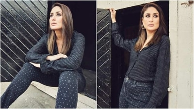 Kareena Kapoor gives formal wear a print-on-print twist for new photoshoot. (Instagram) Kareena Kapoor gives formal wear a print-on-print twist for new photoshoot. (Instagram)