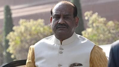 Lok Sabha Speaker Om Birla. (Sanjeev Verma/HT)