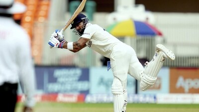 Ahmedabad: Indian batter Virat Kohli plays a shot during the 4th day of the fourth test cricket match between India and Australia, at Narendra Modi stadium in Ahmedabad, Sunday, March 12, 2023. (PTI Photo/Atul Yadav) (PTI03_12_2023_000335A) (PTI) Ahmedabad: Indian batter Virat Kohli plays a shot during the 4th day of the fourth test cricket match between India and Australia, at Narendra Modi stadium in Ahmedabad, Sunday, March 12, 2023. (PTI Photo/Atul Yadav) (PTI03_12_2023_000335A) (PTI)