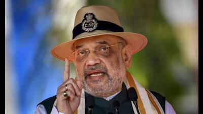 Union home minister Amit Shah (PTI) Union home minister Amit Shah (PTI)