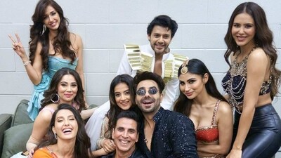 Akshay Kumar, Nora Fatehi, Disha Patani, Mouni Roy, Sonam Bajwa, Aparshakti Khurana, Stebin Ben, and Jasleen Royal from the US.
