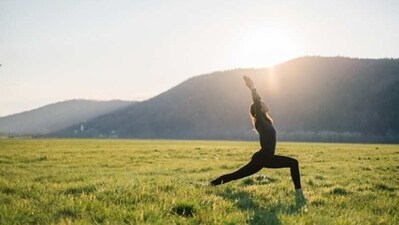 Find a yoga buddy: Practicing yoga with a friend or family member can help keep you motivated and accountable. Plus, it's more fun to practice with someone else! (Unsplash) Find a yoga buddy: Practicing yoga with a friend or family member can help keep you motivated and accountable. Plus, it's more fun to practice with someone else! (Unsplash)