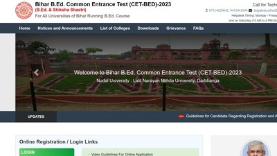 Bihar B.Ed entrance test 2023: Registration process to end on March 15 Bihar B.Ed entrance test 2023: Registration process to end on March 15