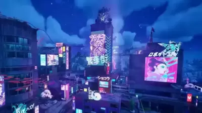 Fortnite chapter 4 season 2 goes full Cyberpunk with car chases, neon metropolis Fortnite chapter 4 season 2 goes full Cyberpunk with car chases, neon metropolis