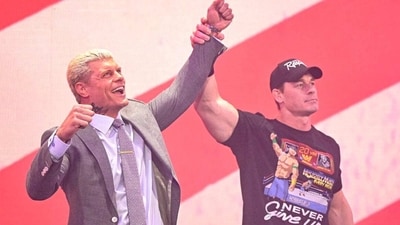 Cody Rhodes(left) and John Cena (Twitter) Cody Rhodes(left) and John Cena (Twitter)