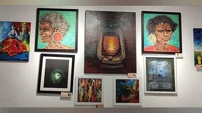 Many artists came up with a few of their creations, which are eye catching and have a message behind it. (ANI photo) Many artists came up with a few of their creations, which are eye catching and have a message behind it. (ANI photo)