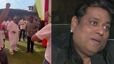 Delhi Police arrive at farmhouse where late Satish Kaushik attended a Holi party before his death. (ANI photo) (ANI) Delhi Police arrive at farmhouse where late Satish Kaushik attended a Holi party before his death. (ANI photo) (ANI)