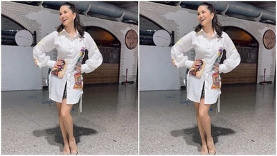 Sunny's fashion diaries are getting better by the day. The actor, a few days back, shared a string of pictures rocking a white shirt dress. (Instagram/@sunnyleone) Sunny's fashion diaries are getting better by the day. The actor, a few days back, shared a string of pictures rocking a white shirt dress. (Instagram/@sunnyleone)