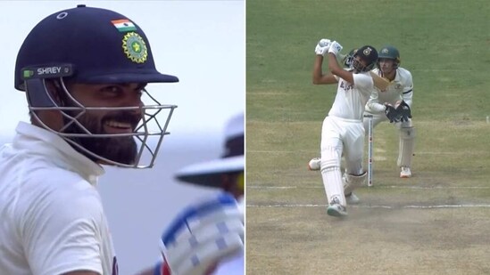 Virat Kohli and Axar Patel put on a show. (Screengrab)