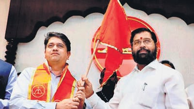 Blow to Uddhav: Subhash Desai’s son joins Shinde Blow to Uddhav: Subhash Desai’s son joins Shinde