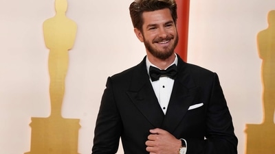 Andrew Garfield proved he’s a style star as well by walking the carpet in a classic Fendi ensemble while sporting a face full of scruff. (Photo by Jordan Strauss/Invision/AP) Andrew Garfield proved he’s a style star as well by walking the carpet in a classic Fendi ensemble while sporting a face full of scruff. (Photo by Jordan Strauss/Invision/AP)