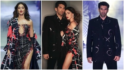 Ananya Panday and Aditya Roy Kapur set the ramp on fire at Lakme Fashion Week. (Instagram) Ananya Panday and Aditya Roy Kapur set the ramp on fire at Lakme Fashion Week. (Instagram)
