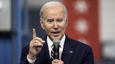 President Joe Biden speaks about his 2024 proposed budget at the Finishing Trades Institute, Thursday, in Philadelphia. (AP) President Joe Biden speaks about his 2024 proposed budget at the Finishing Trades Institute, Thursday, in Philadelphia. (AP)