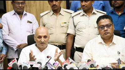 Bihar education minister Chandrashekhar. (HT Photo)