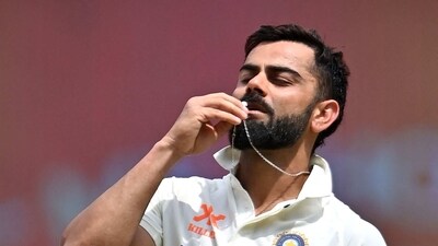Kohli scored 186 off 364 balls in Ahmedabad. (AFP) Kohli scored 186 off 364 balls in Ahmedabad. (AFP)