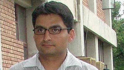 Congress Rajya Sabha MP from Haryana, Deepender Hooda staged a protest in Chandigarh, demanding an inquiry into the Hindenburg report on the Adani Group. (HT File)