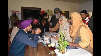 Dhaliwal said that Punjabi diaspora can register their complaints and grievances on WhatsApp number 93093-88088 without any hesitation. (HT File Photo)