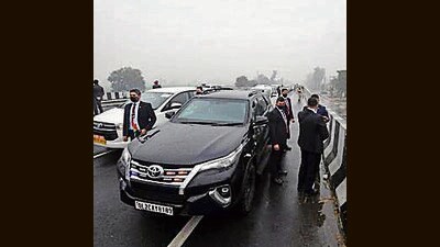 Irked by the delay, as per the persons in the know of things in the state government, said that the Centre was mulling options to act against the officers under the Special Protection Group (SPG) Act. (ANI file photo) Irked by the delay, as per the persons in the know of things in the state government, said that the Centre was mulling options to act against the officers under the Special Protection Group (SPG) Act. (ANI file photo)