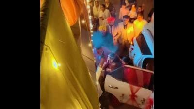On Saturday, two persons were booked after a video of shots being fired in the air during wedding celebrations in Yamunanagar’s Old Hamida, went viral on social media. (HT Photo) On Saturday, two persons were booked after a video of shots being fired in the air during wedding celebrations in Yamunanagar’s Old Hamida, went viral on social media. (HT Photo)