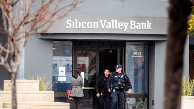 Shares of SVB-exposed companies traded mixed across Asia on Monday, while bank shares slid to the lowest level in more than two months. (AFP) Shares of SVB-exposed companies traded mixed across Asia on Monday, while bank shares slid to the lowest level in more than two months. (AFP)