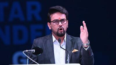 Union minister Anurag Thakur. (PTI) Union minister Anurag Thakur. (PTI)