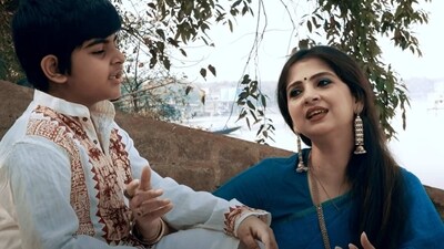 A screengrab from the music video Rivers of India. (YouTube/IIT Madras) A screengrab from the music video Rivers of India. (YouTube/IIT Madras)