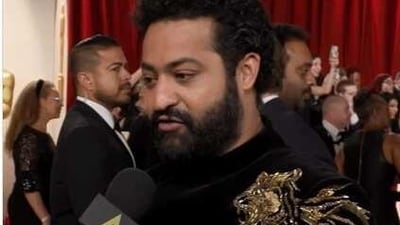 Jr NTR at the Academy Awards. Jr NTR at the Academy Awards.