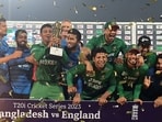Bangladesh put the choke after the 16th over until which England looked set for a straightforward chase Bangladesh put the choke after the 16th over until which England looked set for a straightforward chase