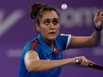 Commonwealth Games: Manika Batra in action for India.
