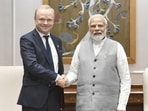 PM Modi meets Nokia CEO Pekka Lundmark PM Modi meets Nokia CEO Pekka Lundmark