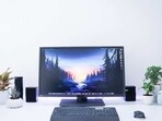 HP monitors are known for their great display and efficiency. 