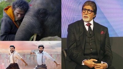 Amitabh Bachchan is elated as India wins two Oscars, for RRR and The Elephant Whisperers. Amitabh Bachchan is elated as India wins two Oscars, for RRR and The Elephant Whisperers.