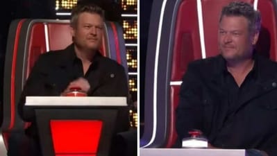 Blake Shelton on the sets of The Voice. Blake Shelton on the sets of The Voice.