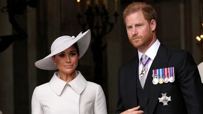 Prince Harry-Meghan Markle: Prince Harry and Meghan Markle, Duke and Duchess of Sussex are seen. (AP)