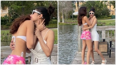 Mouni Roy, on the other hand, kept it simple yet sultry in a stunning white dress.&nbsp; (Instagram/@imouniroy)