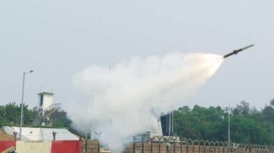 The tests were conducted out from a ground-based man-portable launcher against high-speed unmanned aerial targets. (Twitter) The tests were conducted out from a ground-based man-portable launcher against high-speed unmanned aerial targets. (Twitter)