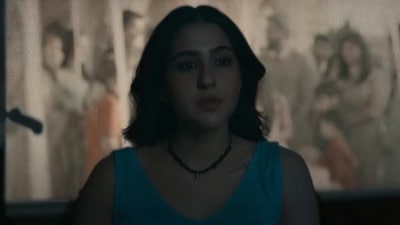 Sara Ali Khan stars a young woman, Meesha, who is unable to walk in Disney+ Hotstar's Gaslight. Sara Ali Khan stars a young woman, Meesha, who is unable to walk in Disney+ Hotstar's Gaslight.