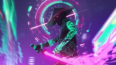 Fortnite Neon Samurai