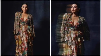Karisma Kapoor's multicoloured gown is everything that dreams are made of (Instagram/@therealkarismakapoor) Karisma Kapoor's multicoloured gown is everything that dreams are made of (Instagram/@therealkarismakapoor)