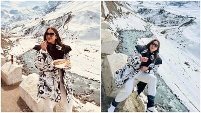 Sara Ali Khan is a travel enthusiast. The actor is pften seen flying to serene locations for her vacations. The actor, on multiple occasions, has spoken about her love for exploring places and seeing the world. The actor recently flew to Spiti Valley for her vacation and since then, her Instagram profile has been replete with pictures and videos of her ventures in the serene snow-capped mountains and the valleys. (Instagram/@saraalikhan95) Sara Ali Khan is a travel enthusiast. The actor is pften seen flying to serene locations for her vacations. The actor, on multiple occasions, has spoken about her love for exploring places and seeing the world. The actor recently flew to Spiti Valley for her vacation and since then, her Instagram profile has been replete with pictures and videos of her ventures in the serene snow-capped mountains and the valleys. (Instagram/@saraalikhan95)