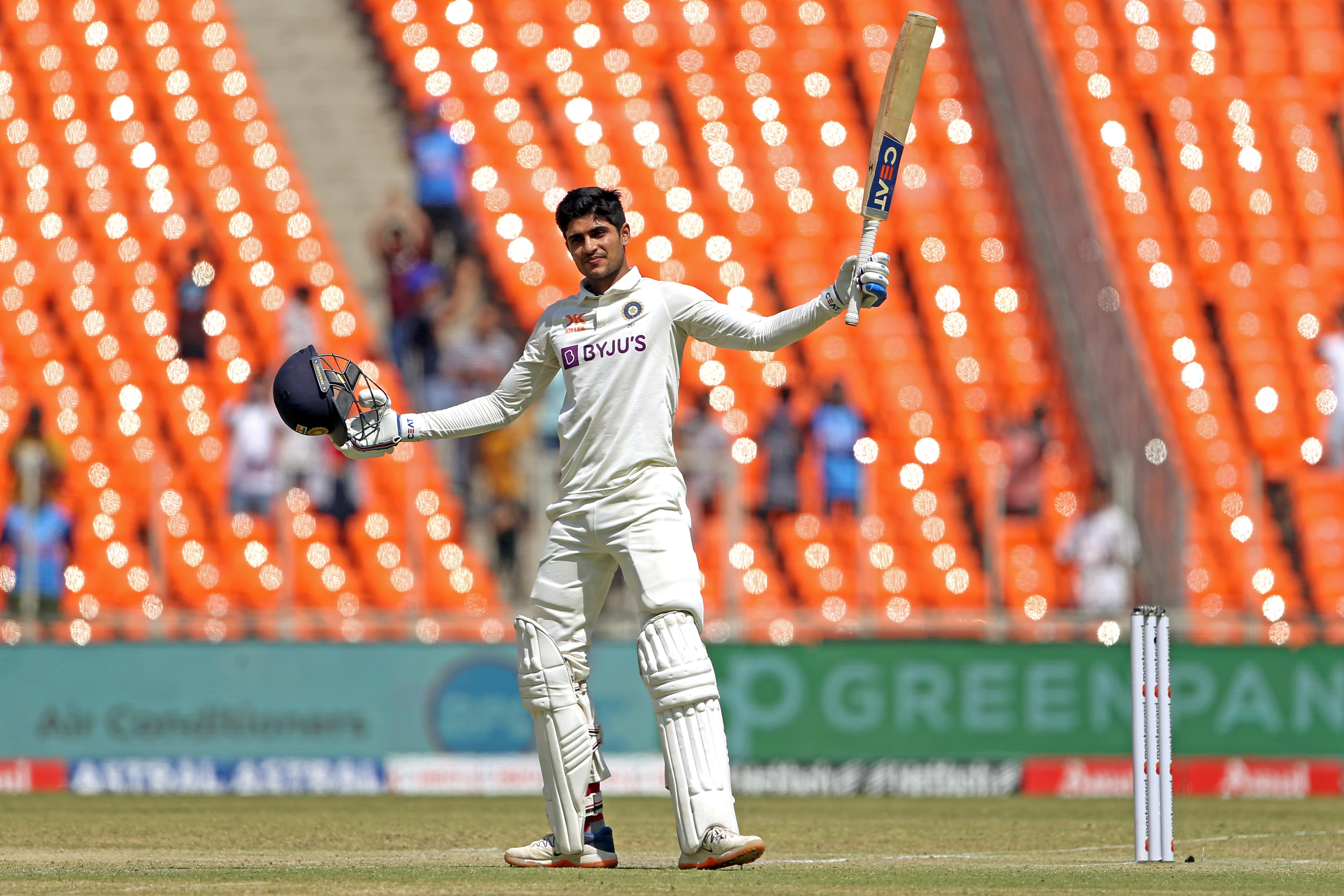 India's Shubman Gill celebrates his century during the Day 3 of the 4th Test Match between Australia and India (ANI) India's Shubman Gill celebrates his century during the Day 3 of the 4th Test Match between Australia and India (ANI)