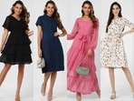 Dresses make for a lovely attire and women wearing them exude oomph and charm. 