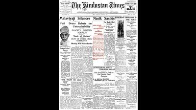 HT This Day: March 16, 1936 -- Malaviyaji Silences Nasik Sastris HT This Day: March 16, 1936 -- Malaviyaji Silences Nasik Sastris