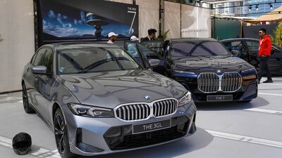 BMW cars on display during the launch event of BMW X1 SUV in Bengaluru, (PTI/ Representative Image) BMW cars on display during the launch event of BMW X1 SUV in Bengaluru, (PTI/ Representative Image)