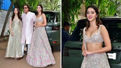 Ananya Panday, Chunky Panday and Bhavana Pandey at Alanna Panday's pre-wedding bash. (Pics: Varinder Chawla) Ananya Panday, Chunky Panday and Bhavana Pandey at Alanna Panday's pre-wedding bash. (Pics: Varinder Chawla)