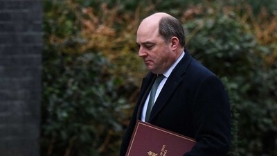 Ben Wallace: Britain's Defence Secretary Ben Wallace is seen, (AFP)