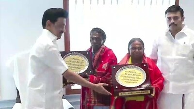 Caretaker couple Bomman and Bellie from Tamil Nadu are featured in the Oscar-winning documentary The Elephant Whisperers. Caretaker couple Bomman and Bellie from Tamil Nadu are featured in the Oscar-winning documentary The Elephant Whisperers.